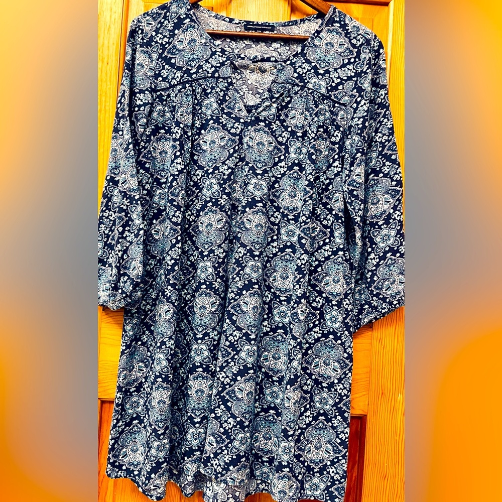 Women's “American Eagle Outfitters” 3/4 Sleeve Paisley Print Dress